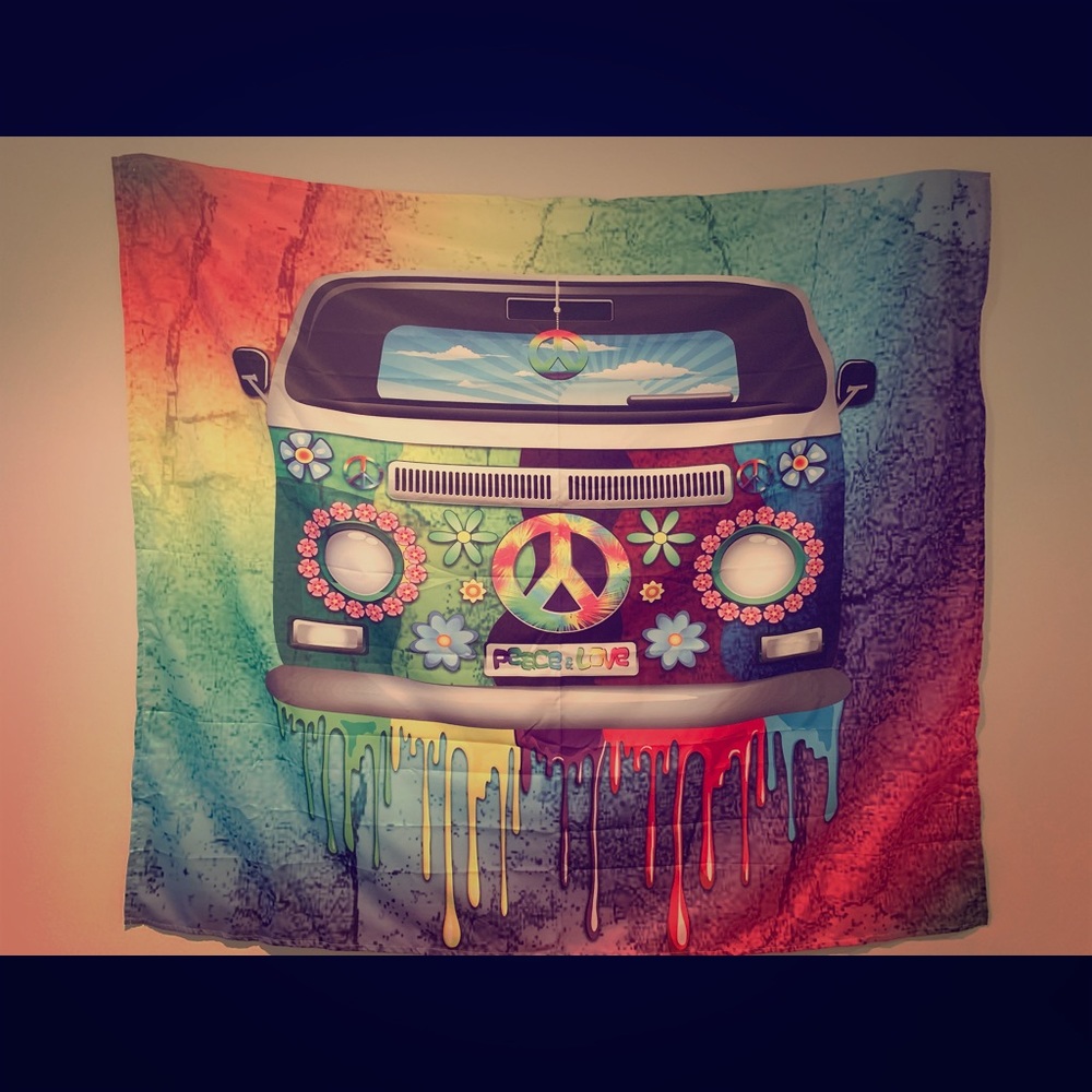 Hippie Van Wall Tapestry
